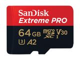 SD MicroSD Card 64GB SanDisk Extreme Pro SDXC inkl. Adapter