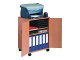 DURABLE Multifunktionswagen 74/53 geschlossen buche
