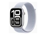 Apple Watch 10 Cell. 46mm Silver Alu (Blue Cloud Sport Loop)