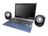 Equip Stereo-2.0-USB-Lautsprecher für Notebook/PC sw/ws