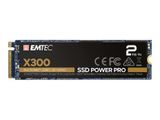Emtec SSD M.2 NVMe PCIe 3.0 X300 2TB Intern retail