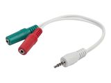 gembird 3,5 mm 4-pin plug to 3,5 mm stero adapter