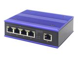 DIGITUS Switch Ind. 5-Port 10/100 Unmanaged blau