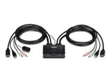 TRENDnet KVM Switch Kit 2-port 4K DisplayPort