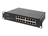 DIGITUS Switch 16-Port Gigabit 10" Unmanaged schwarz