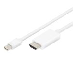 DIGITUS DisplayPort Adapterkabel mini DP->HDMI A St/St 8K 2m