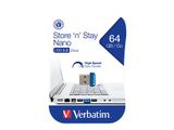 USB-Stick 64GB Verbatim 3.0 Nano Store'n Stay retail