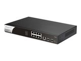 Switch 330mm DrayTek VigorSwitch P-2100 2*SFP+/ 8*GE/PoE+