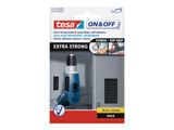 tesa ON&OFF Extra Strong Klettstreifen schwarz 2 St. 10/50