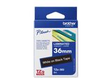 Schriftbandkassette Brother 36mm weiß/schwarz TZE365