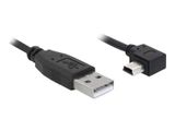 DELOCK USB Kabel A -> Mini-B St/St 0.50m 90°