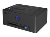 Docking- & Klonstation IcyBox HDD mit Kartenleser