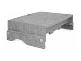 BakkerElkhuizen Monitorstnder Q-Riser 110 Circular, grau