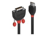 LINDY HDMI an DVI-D Single Link Kabel Black Line 5m