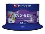 DVD+R Verbatim 8,5GB 50er Spindel double layer printable