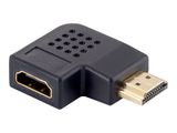 Equip HDMI Winkeladapter 1920x1080/60Hz St/Bu 90° schwarz Polybeutel