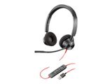 Poly HeadsetÿBlackwire 3320 BW3320-M USB-A