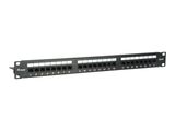 Equip 19" Patchpanel 24x RJ45 Cat6 UTP Zubehör 1HE schwarz
