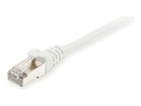 Equip Patchkabel Cat6A S/FTP 2xRJ45 0.15m weiß LSZH Polybeutel
