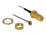DELOCK HF Kabel I-PEX -> RP-SMA St/Bu 0.20m