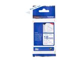 Textilband Brother 18mmx3m weiß/blau (Aufbügelband) TZEFA4