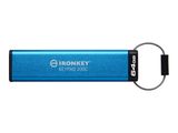 USB-Stick 64GB Kingston IronKey Keypad 200C AES-256 USB-C