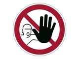 DURABLE Verbotsaufkleber 'Zutritt verboten'