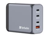 Verbatim GNC-200 GaN Charger 4 Port 200W USB A/C (EU/UK/US