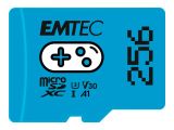 Emtec mSD 256GB UHS-I U3 V30 A1 Gaming Blue