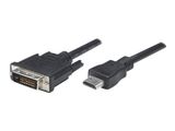 Techly HDMI zu DVI-D Kabel 3m schwarz