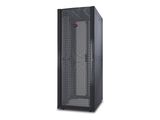 APC NetShelter SX 42HE 750x1070mm mit schwarzen Seitenteilen