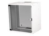 Equip Wandgehäuse 19" 12U 540x400mm Glastür grau