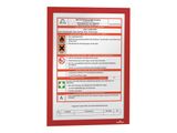 DURABLE Inforahmen Duraframe A4 selbstklebend 2 St rot
