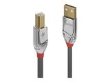 LINDY USB 2.0 Kabel Typ A/B Cromo Line M/M 1m