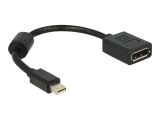 DELOCK Displayport Adapter mini DP -> DP St/Bu schwar