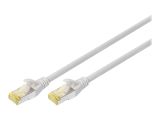DIGITUS CAT 6A S/FTP Patchkabel, 10 Stück, 0,5m, grau