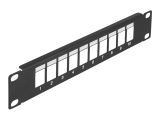 DELOCK 10" Keystone Patchpanel 10 Port schwarz