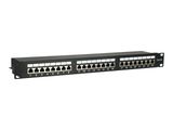 Equip Patchpanel 24x RJ45 Cat5e 19" FTP 1HE schwarz