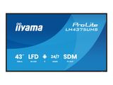IIYAMA 108cm (42,5") LH4375UHS-B2AG 16:9 2xHDMI+3xDP+2xUSB