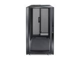 APC NetShelter SX 24HE 600x1070mm mit schwarzen Seitenteilen