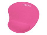 Logilink Mauspad Silcon Wrist pink