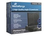 MediaRange CD Leerbox 5pcs Single JewelCase retail