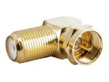 Schwaiger F-Winkeladapter 90° Gold