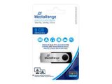 MediaRange USB-Stick 8GB USB 2.0 swivel swing Blister