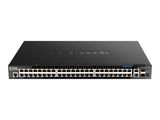 Switch 440mm D-Link DGS-1520-52MP 2*SFP+/ 2*XGE/44*GE PoE retail