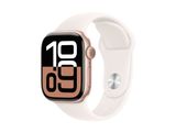 Apple Watch 10 Cell. 42mm Rose Gold Alu (Light Blush) M/L