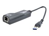 gembird Adapter USB3.0 -> Gigabit LAN + Flash-Speicher schw.