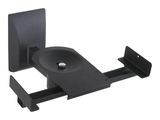 Techly Lautsprecherhalterung für die Wand, max. 25 kg, schwa