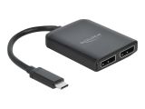 DELOCK USB Type-C Splitter > 2x DisplayPort MST/VXP