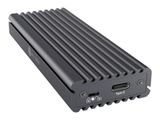 Geh. IcyBox USB 3.1 Typ-C M.2 NVMe SATA SSD Gehäuse extern